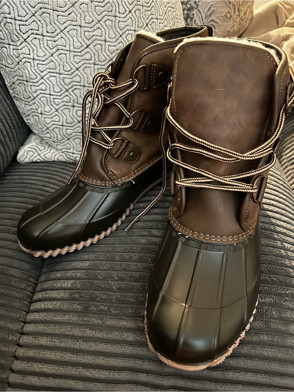 Women’s Brown Outdoor Duck Boots